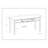 Avalon 60"W Solid Wood Contemporary Writing Desk with 2 Drawers and Flip-Down Keyboard Tray-290325181-290325180