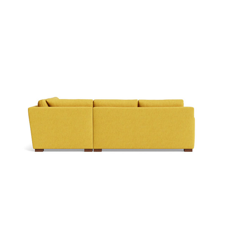 Catalina Sectional, Performance Weave - Carrot, Right Hand Facing