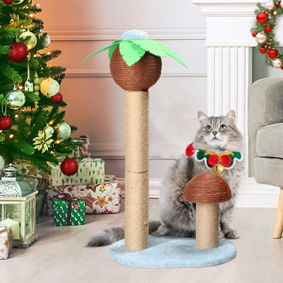 Coconut Palm Tree Cat Scratching Post