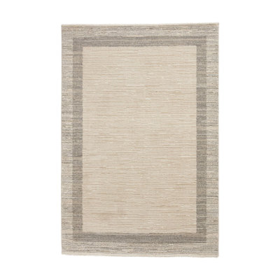 Onycha area rug Digitally Printed Beige