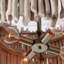 Luminaire suspendu cylindrique unique à 4 lumières avec détails en bois Dysen