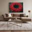 «Botanical Bee Balm», art mural sur toile bleue-566078625
