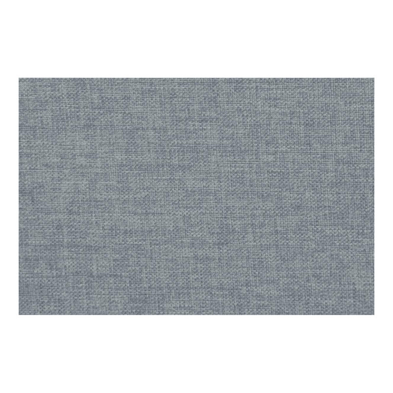Ensemble de canapés 2 pièces en polyfibre gris anthracite lustré