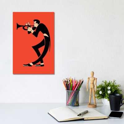 The Trumpet by Mark Rogan - Wrapped Canvas Print