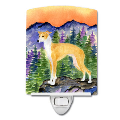 Italian Greyhound Ceramic Night Light