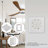 52 in. 3-Blade Indoor Flush Mount Ceiling Fan with Light and APP Remote, Dimmable, Reversible DC Motor, White-720954542-710733703