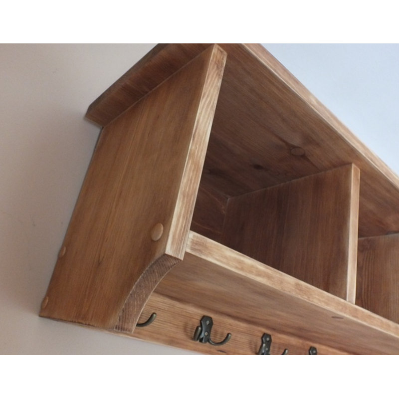 Wall 7 - Hook Wall Mounted Coat Rack