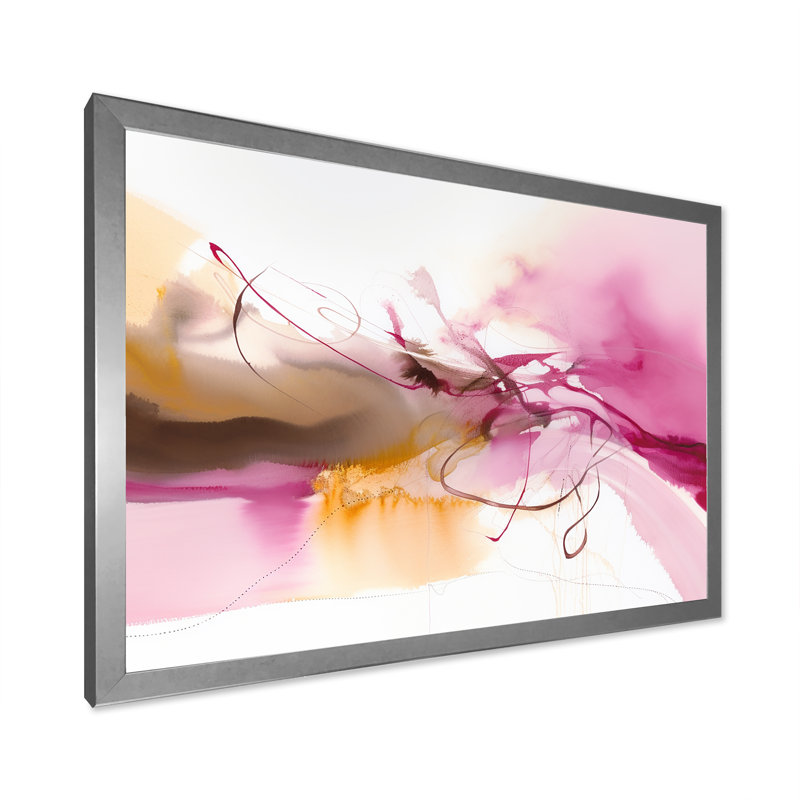 «Connaissances des rêves», peinture Harmony I - reproduction sur toile, Cadre simple argenté, H 12 po x l 20 po x P 1 po