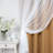 Fortuna Brockham Solid Tulle Overlay Room Darkening Grommet Curtain Panels-1636279542-1636324683