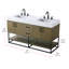 Meuble-lavabo double 60 po-571914785