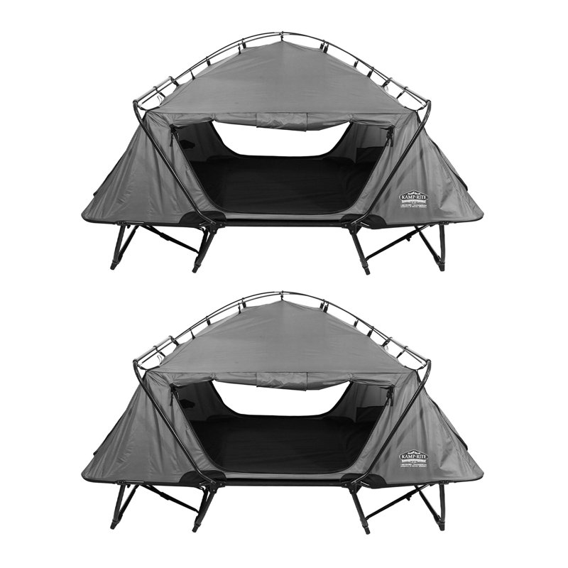 Lit de camp portatif, Gris clair