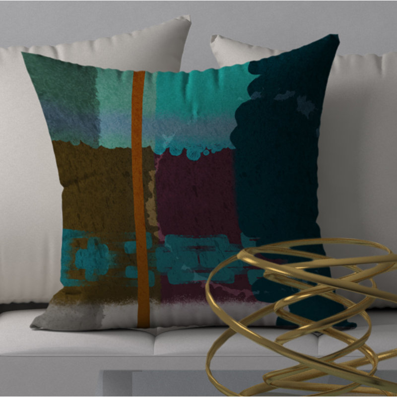 Reversible Throw Pillow, 18" x 18"