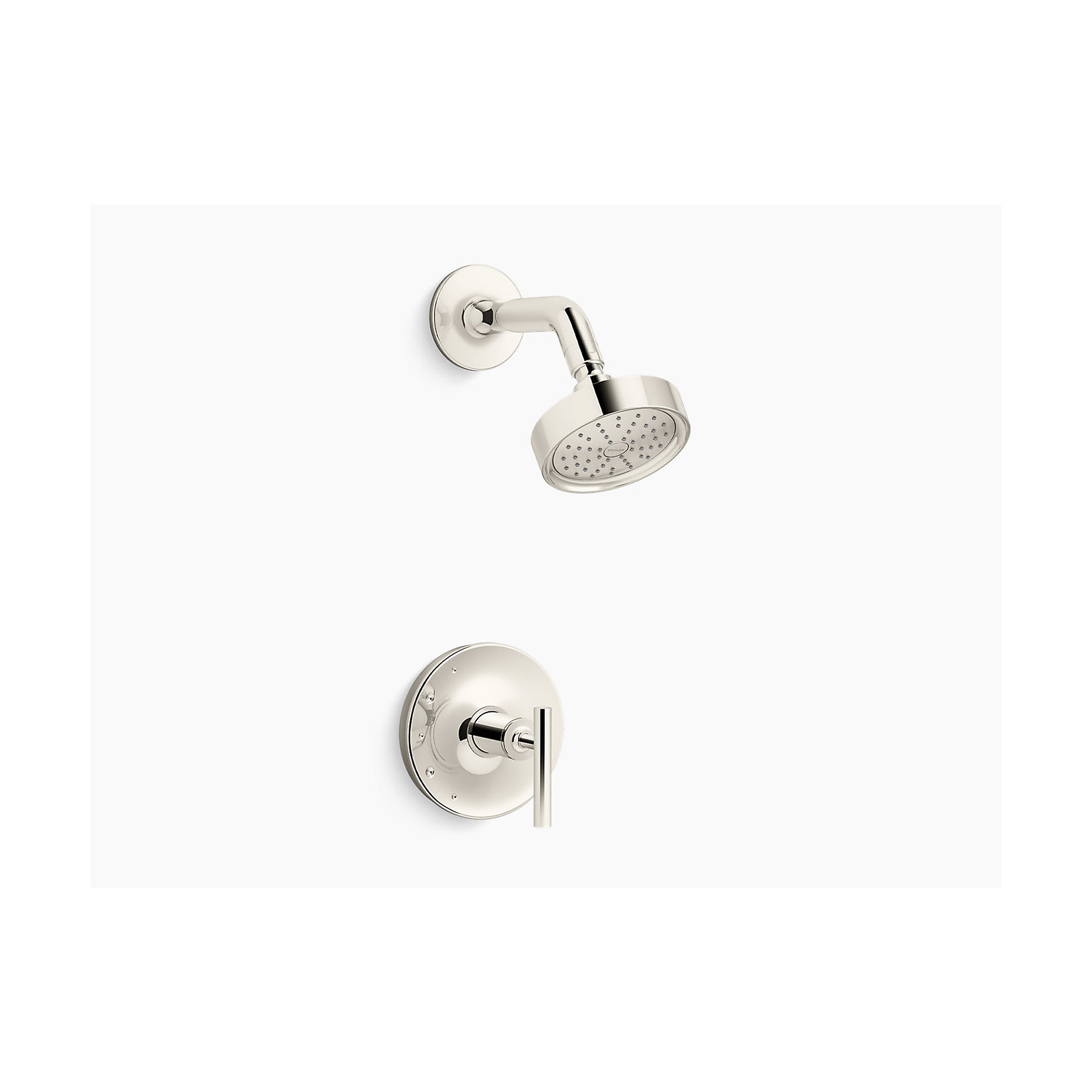 Purist Shower Trim, Vibrant Polished Nickel, Lever Handle