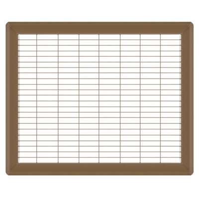 Brown Heavy Gauge Floor Grill