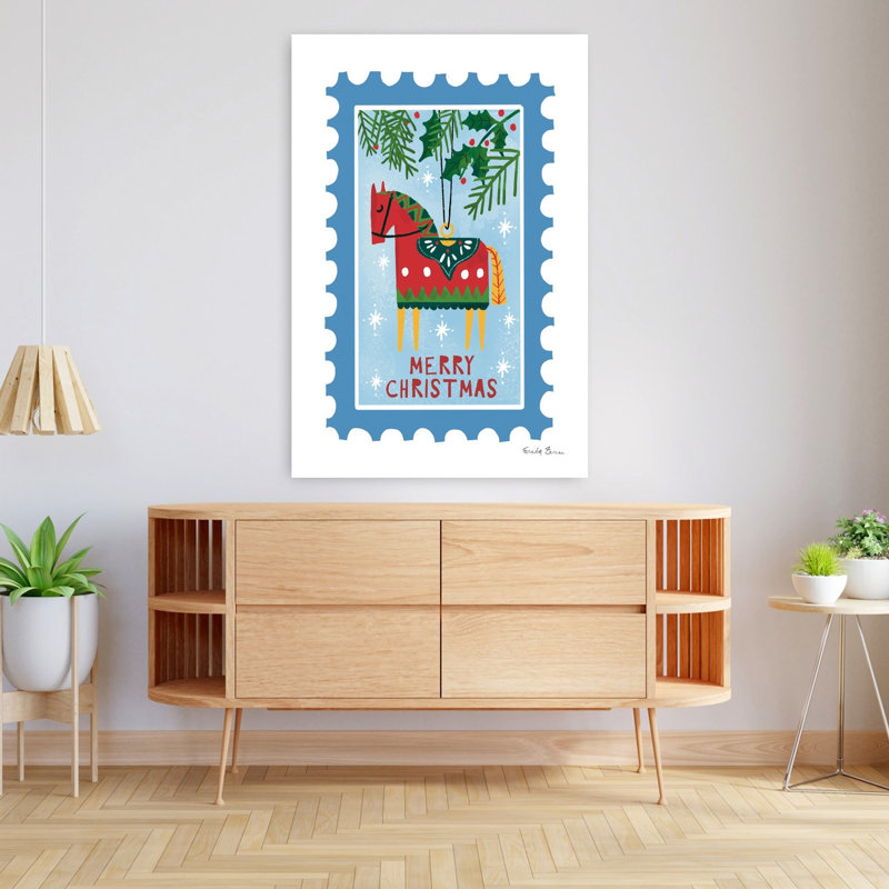 Holiday Holiday, art contemporain cheval, H 48 po x l 32 po