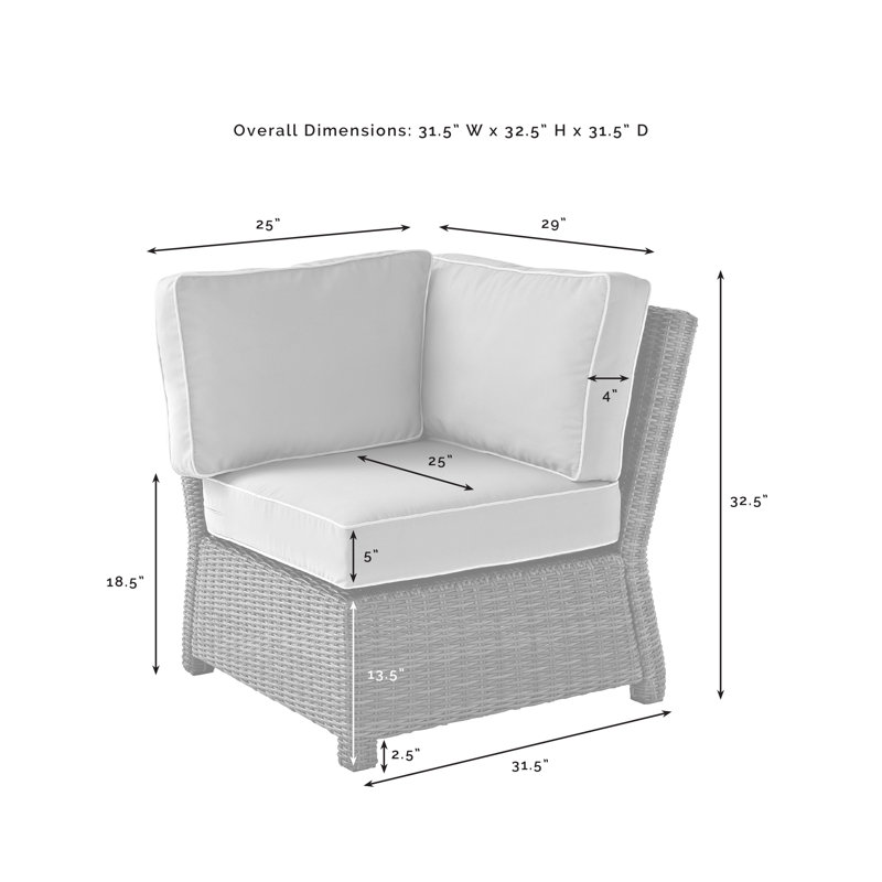 Leandra 5 - Person Patio Conversation Set with Cushions, Sangria