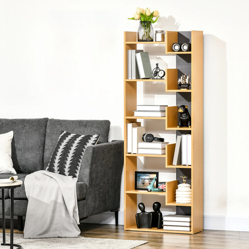 DeMotte 162.6cm H x 61cm W Ladder Bookcase