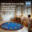 Tapis de salle à manger rond 6 pi KidCarpet | Tapis pour enfants