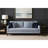 Colin Sofa, 4 Houndstooth Throw Pillows, Blue Polyester, 85 Inch