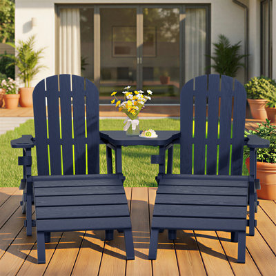 Ensemble de 2 chaises Adirondack d'extérieur