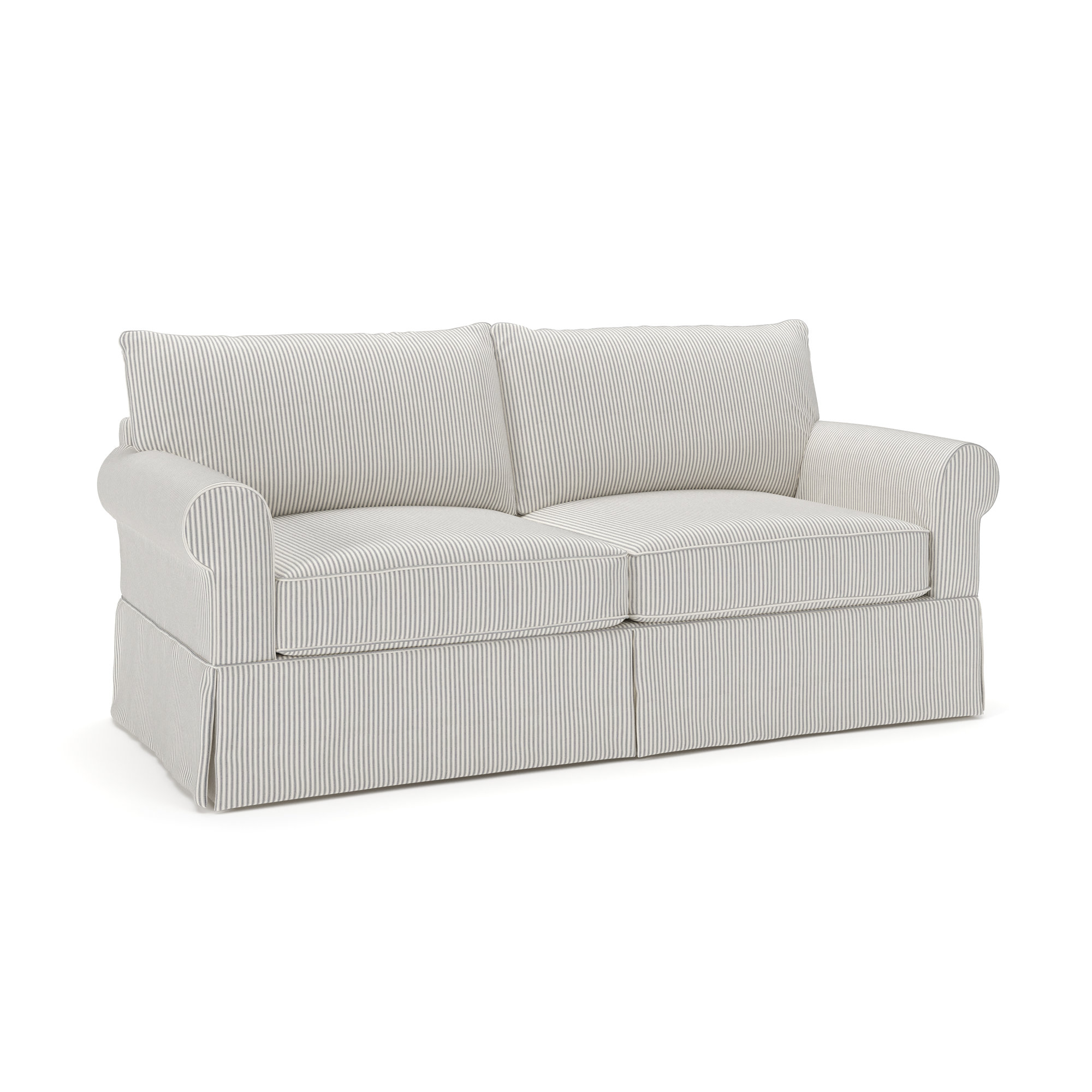 Amari 83'' Upholstered Sofa, Cruise Adrift Woven Stripe