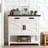 Farmhouse Entryway Table With 2-Door Cabinet & 2 Drawers-1870809181