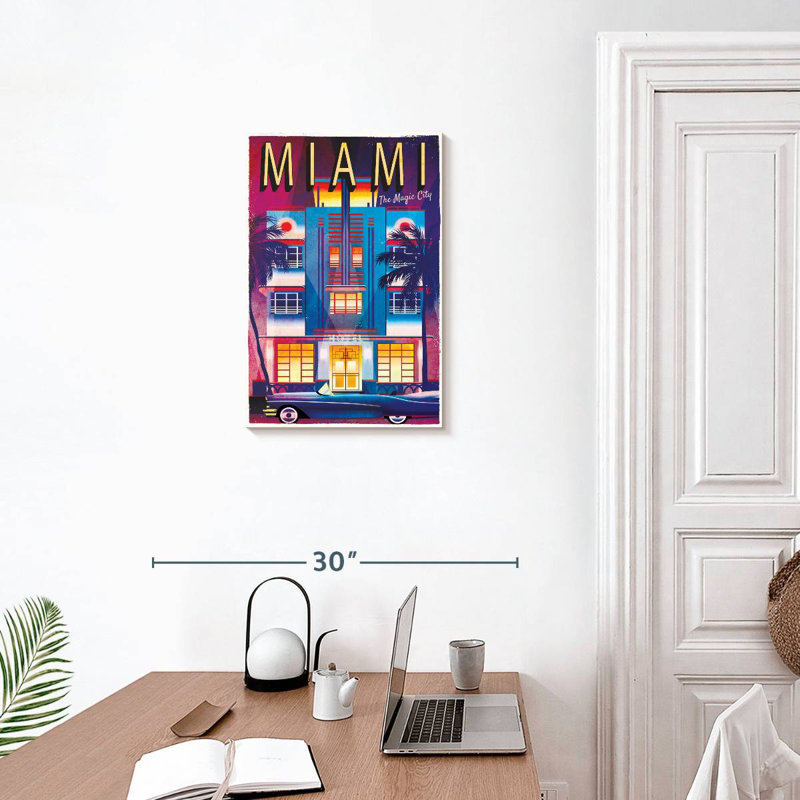 Miami The Magic Aviza, H 24 po x l 16 po