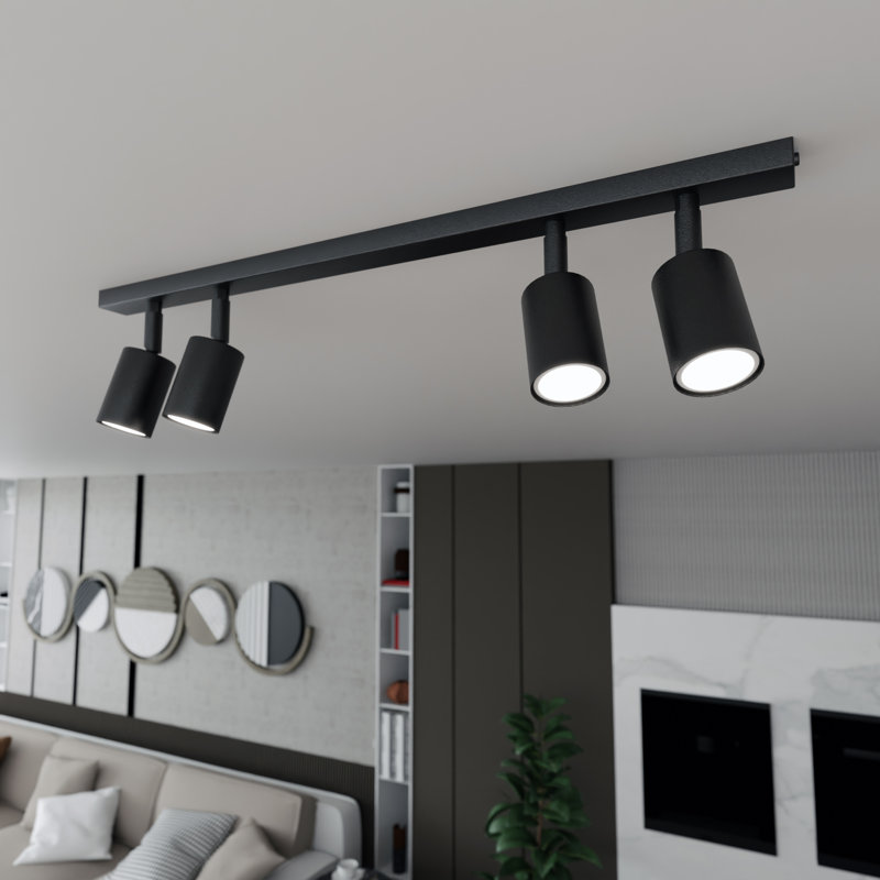 Marlyss Flush Mount, Black
