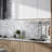 Waterfall Linear Glass And Metal Mosaic Tile-61209337