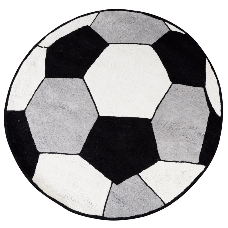 Geometric Cotton Hand Woven 100cm X 100cm Area Rug
