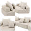 Canapé modulaire 103,5 po Boucle