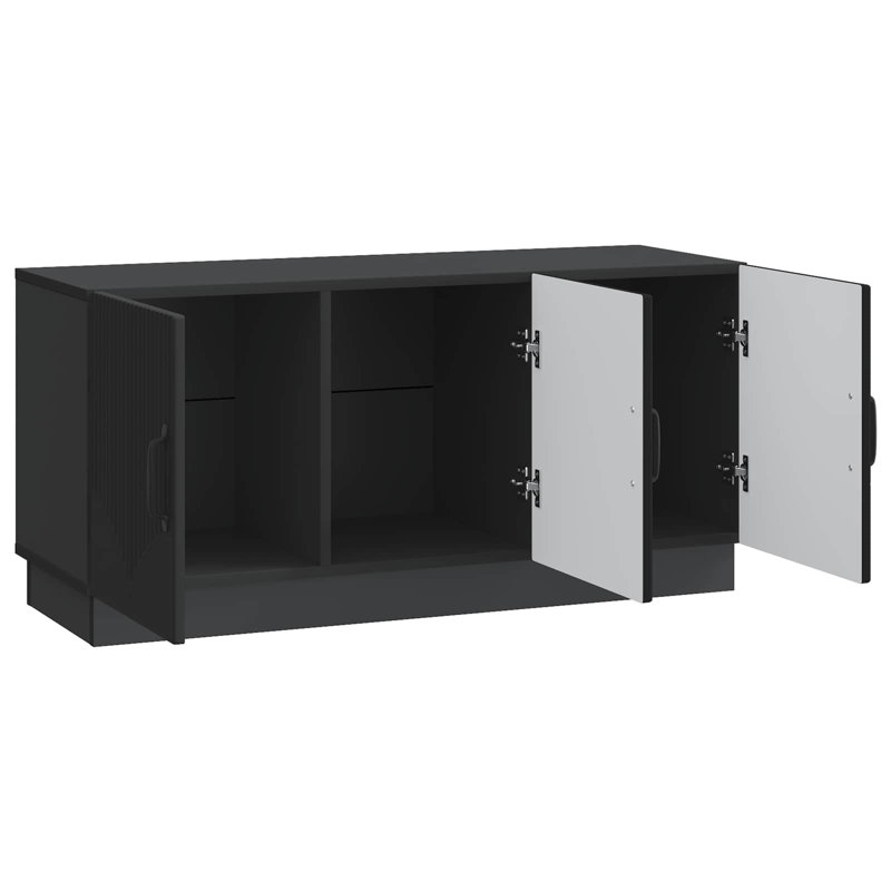 Unfinished TV Stand for TVs up to 43", Black