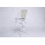 Tabouret de bar d'extérieur à pois cappuccino Sofie-58880458