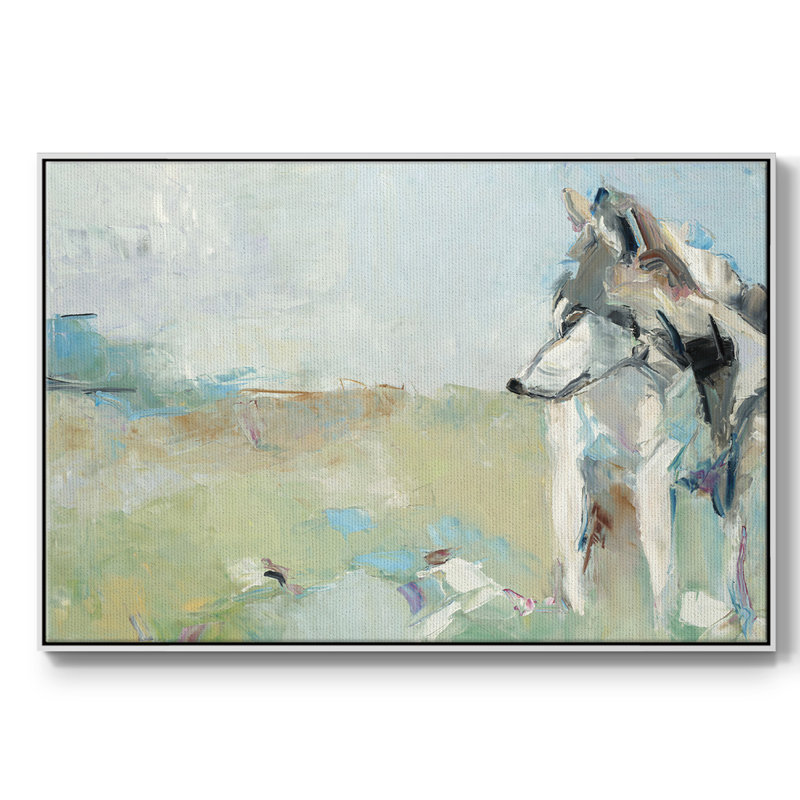 Impression sur toile encadrée, H 25 po x l 17 po x P 2 po, Toile encadrée flottée blanche