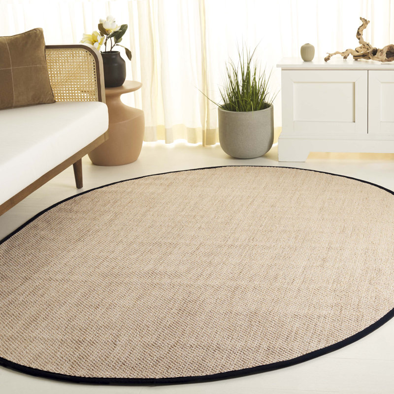 Tapis uni en fibres de sisal Trinidad, Ovale 6 pi x 8 pi