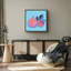 «Vibrant Blue Purple Fig Fruit Modern Kitchen Decor Colorful Photo Wall Art», reproduction d'art sur toile-265348136-265348137