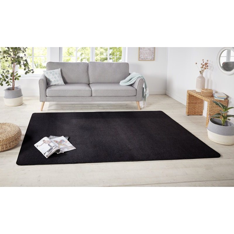 Nasty Tufted Black Rug, Rectangle 200 x 300cm
