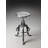 Istrate Glossy Iron Revolving Bar Stool-1888951186