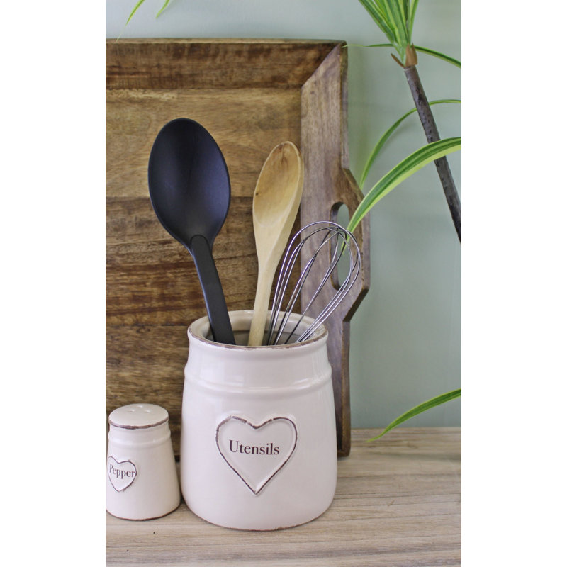 Ceramic / Porcelain Round Utensil Holders/Pots/Jars