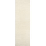 Textures Wool Area Rug in Ivory