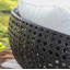 Claymore 82.5" Wide Outdoor Wicker Patio Daybed with Sunbrella Cushions