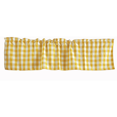 Cantonnière sur mesure l 58 po Haideh Gingham