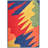 Graphic Kit Kemp x Annie Selke Graphic Multi Machine Washable Rug-96606264