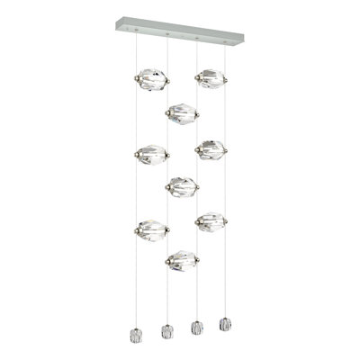 Luminaire suspendu géométrique à DEL 9 lumières pour îlot de cuisine Gatsby