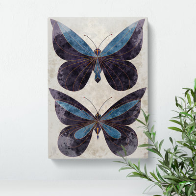 Watercolour Butterflies No.2 - Wrapped Canvas