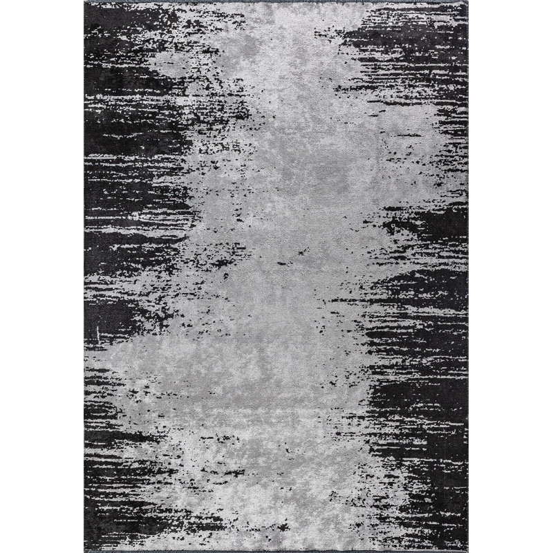 Rapture Abstract Area Rug, Rectangle 9'10" x 14'