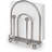 PantryWorks Metal No Mounting / Installation Required Napkin Holder-92390458-92390459