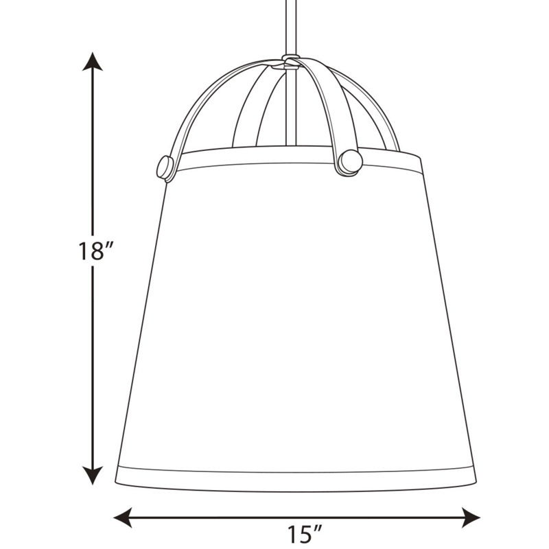 Queenie 2 - Light Single Pendant, Polished Nickel
