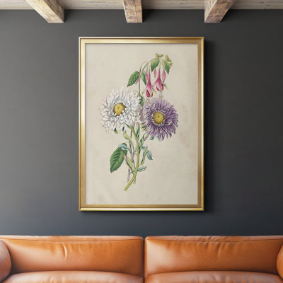 Antique Garden Bouquet III, reproduction encadrée de qualité supérieure - Prêt à être accroché_2856440