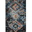 Tapis bleu marine / brun Kitley Southwestern-1641300818